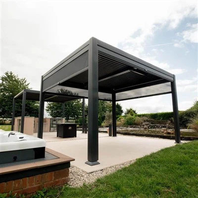 Gazebo Panggangan Hardtop Aluminium